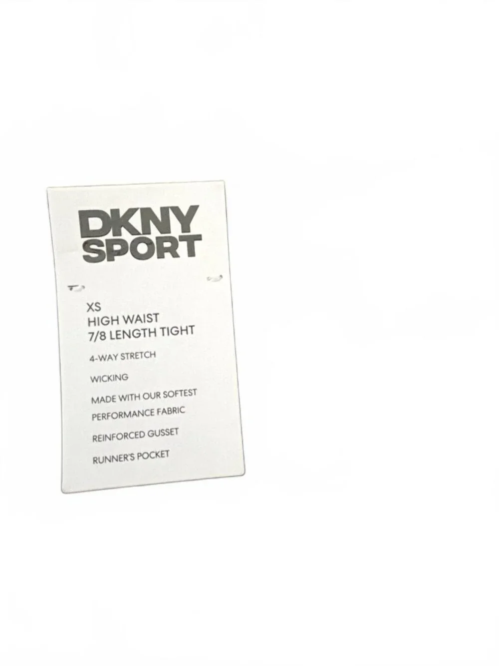 DKNY Sport Women's Exploded-Logo Stretch 7/8 Leggings - Black, XS - Picture 2 of 2